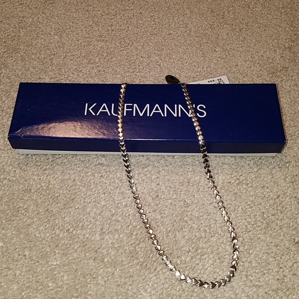 Samara Sterling Silver heart chain necklace
